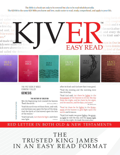 Whitaker House KJVER & KJV Bible Flyer